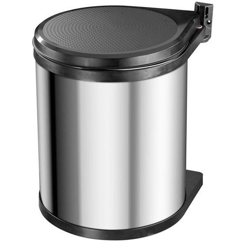Hailo Hailo Bin Bin Bin compacto M 15 L de acero sin manchas 3555-101