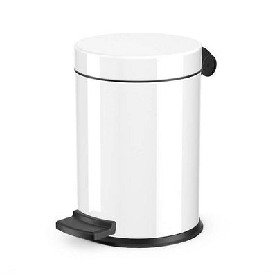 Hailo Hailo Pedal Bin Solid S 4 L White