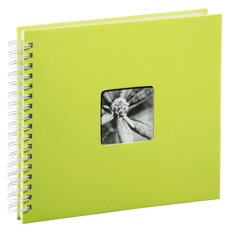 Hama album a spirale fine art 28 x 24 cm 50 pagine bianche #039;s kiwi