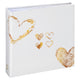 Hama memo album lazise per 200 foto in oro 10x15 cm