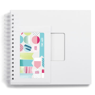 Hama creatieve set plakalbum 50 witte pagina #039;s wit