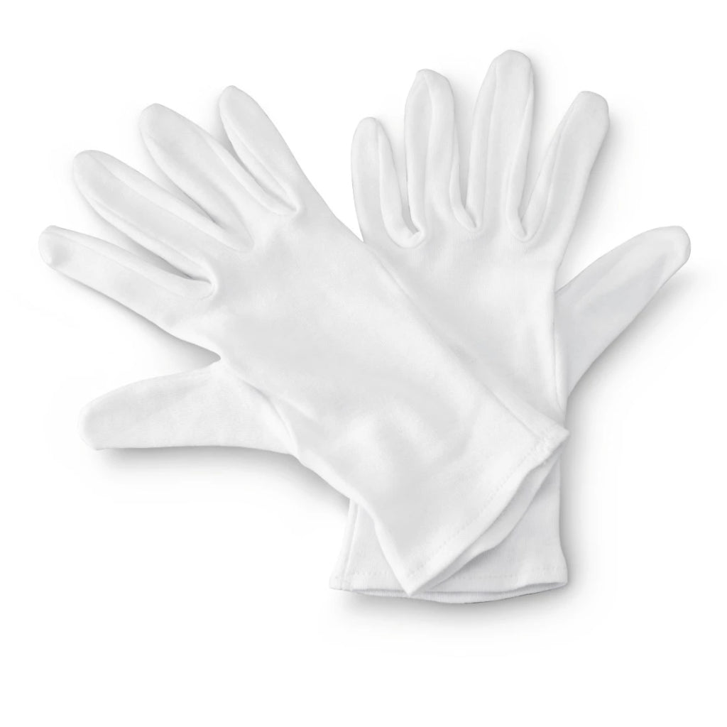 Guantes hama algodon talla XL 1 par blanco