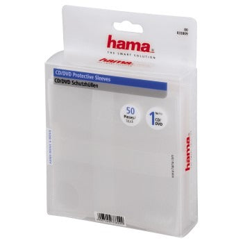 Casi di DVD di Hama CD 50 PAK trasparente