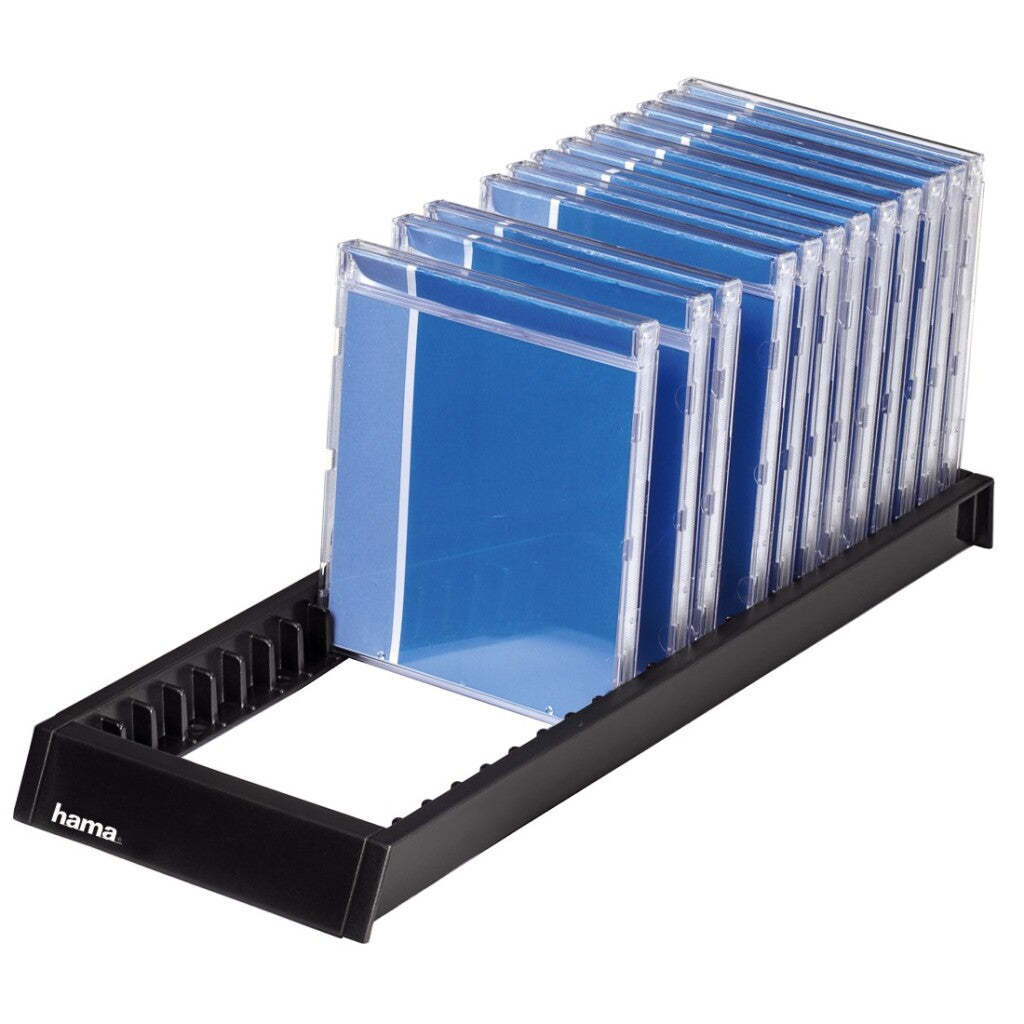 Hama Flipper Rack para 22 CD #039; s negro
