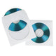 Maniche cd hama carta bianca 25 pezzi