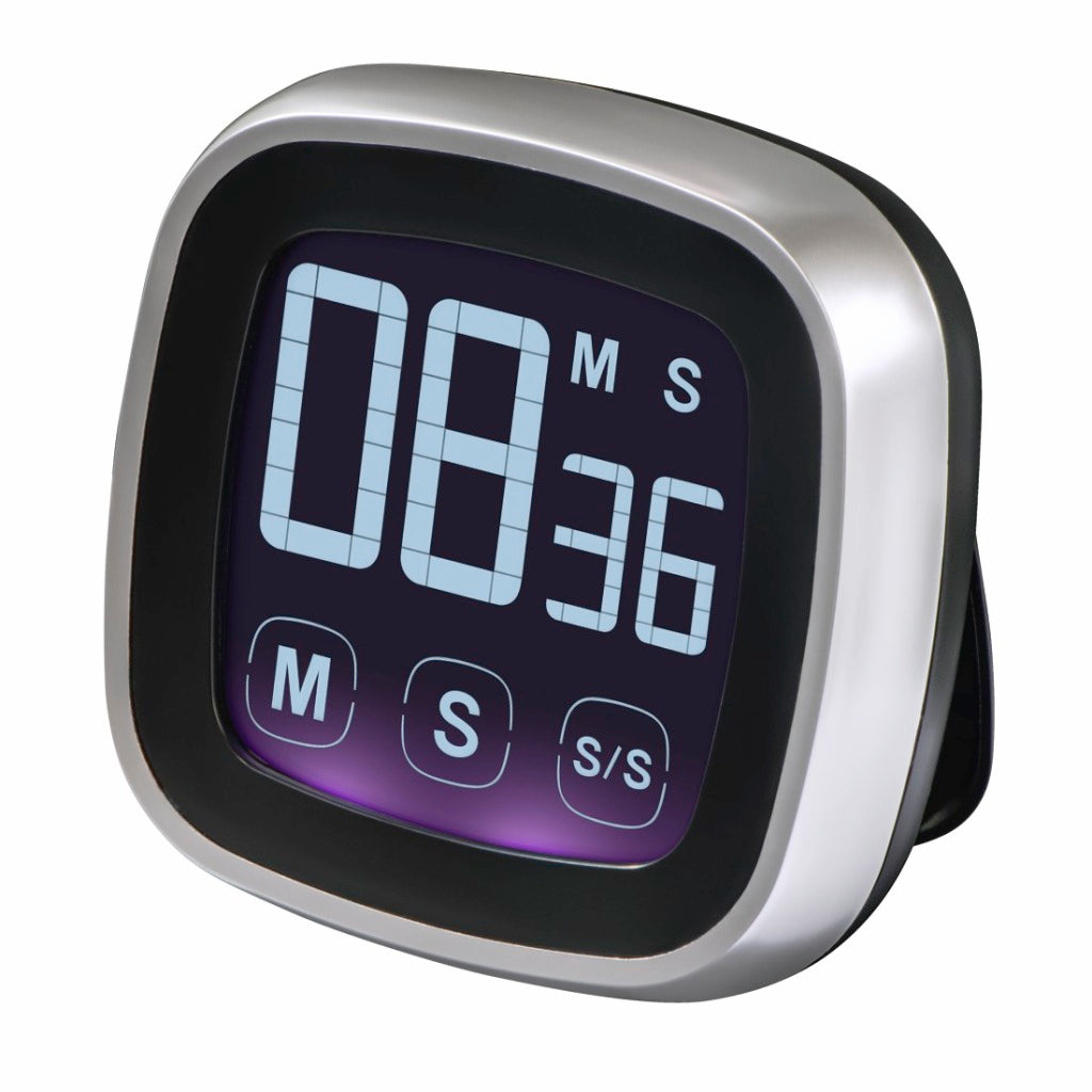 Xavax Xavax Kitchen Timer Touch Silver Digital Black