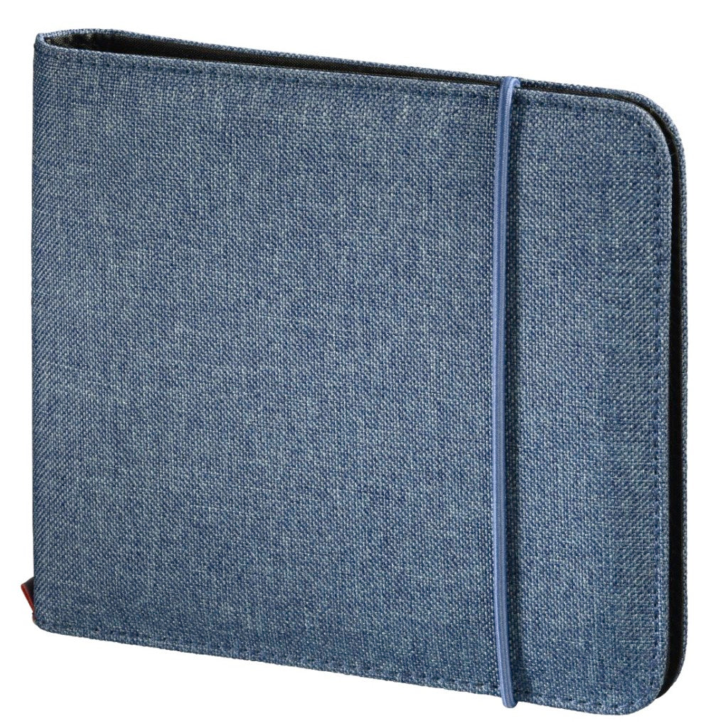 Borsa Hama per CD-DVD-Blu-ray fino alla moda 24 blu