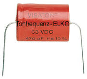 Visaton Visaton VS-15 63BA Bipolar Elco 15 UF 63 V - afbeelding 2