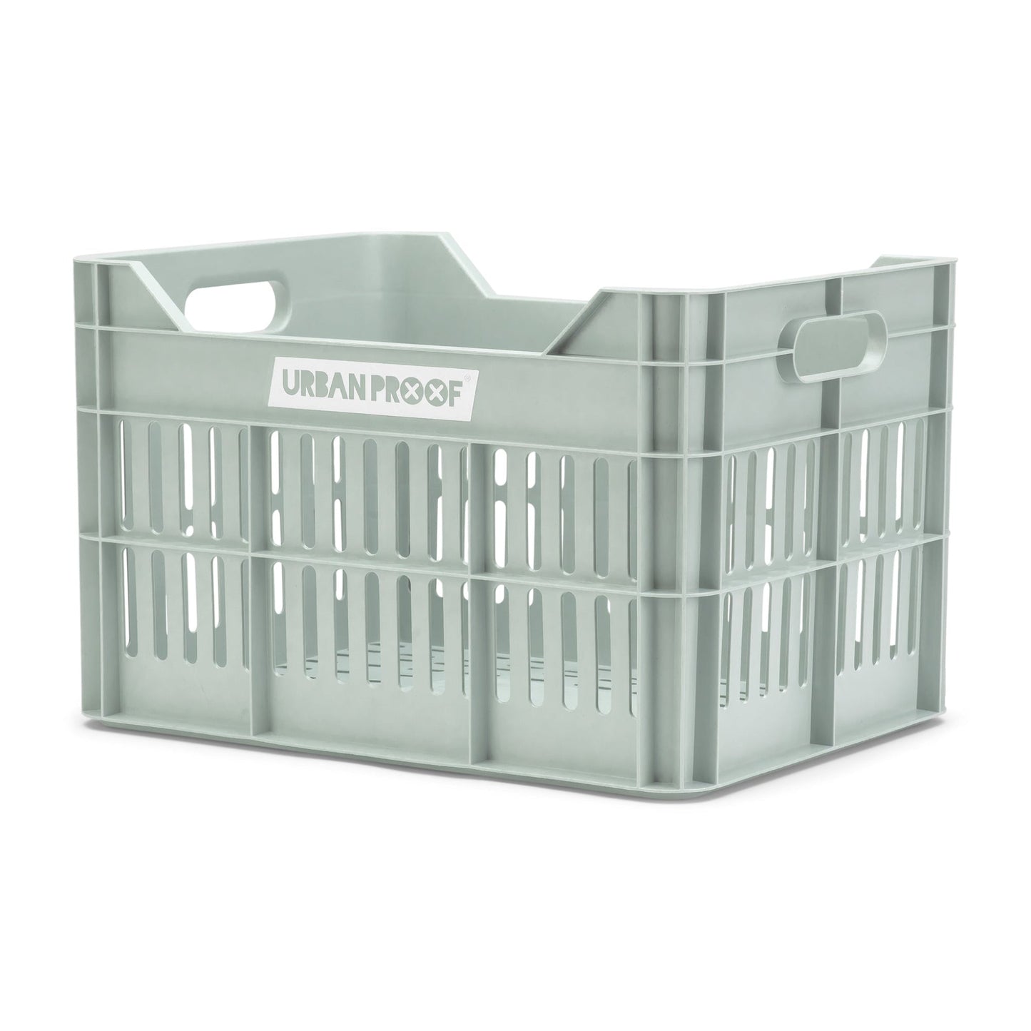 Bicycle crate Recycled 30 liter polypropylene mint green