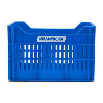 Urban proof fietskrat recycled kunststof 30l konings blauw 40x30x25 cm
