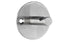 Alcol Al-2847 Wall Garderobe Silver 1 gancio incl