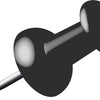 Alco Alco Al-662-11 Pushpins Box A 40 Pieces Negro
