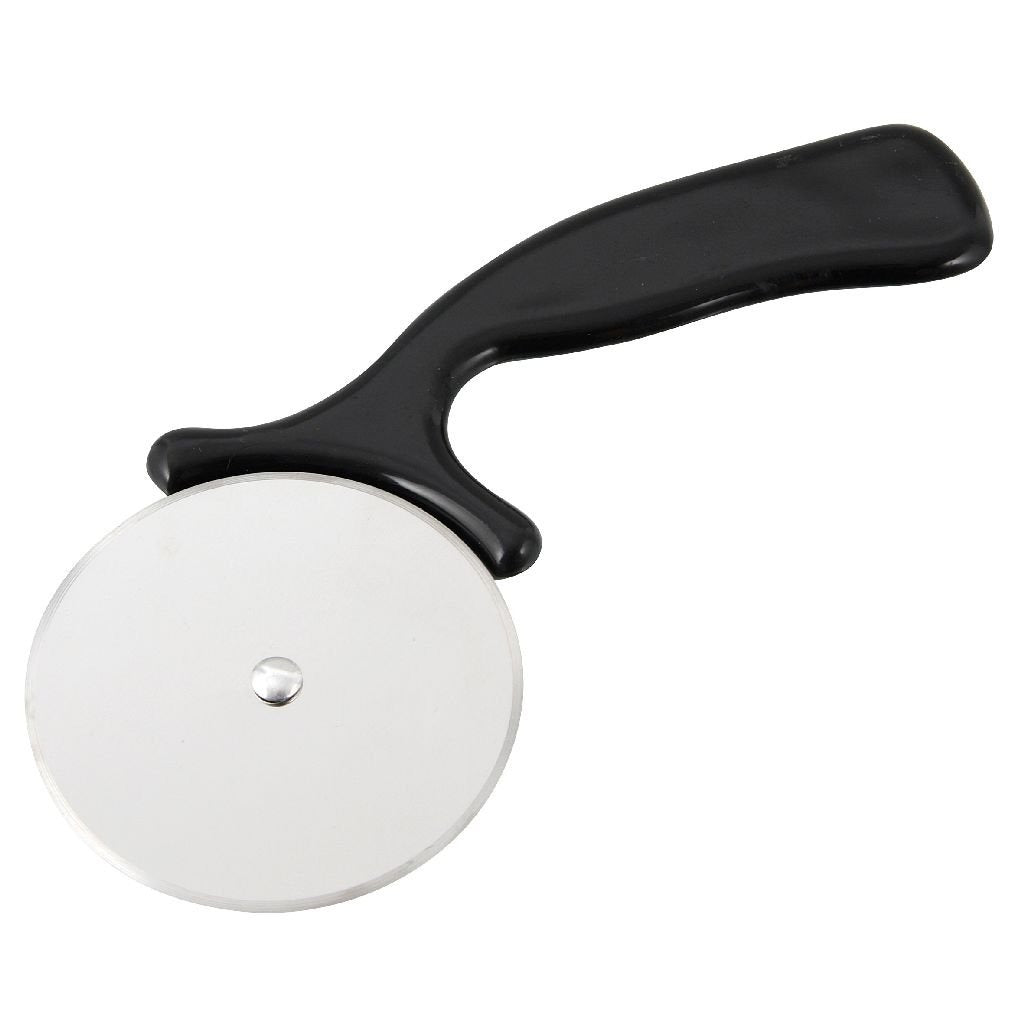 Fackelmann Fackelmann Cutter di pizza di base da 16 cm in acciaio inossidabile PP nero