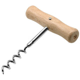 Fackelmann Fackelmann basic corkscrew 10.5 cm wood chrome - afbeelding 1