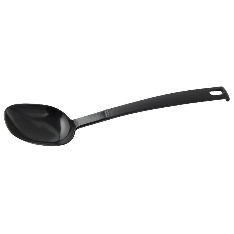 Fackelmann serveerlepel 30 cm zwart nylon