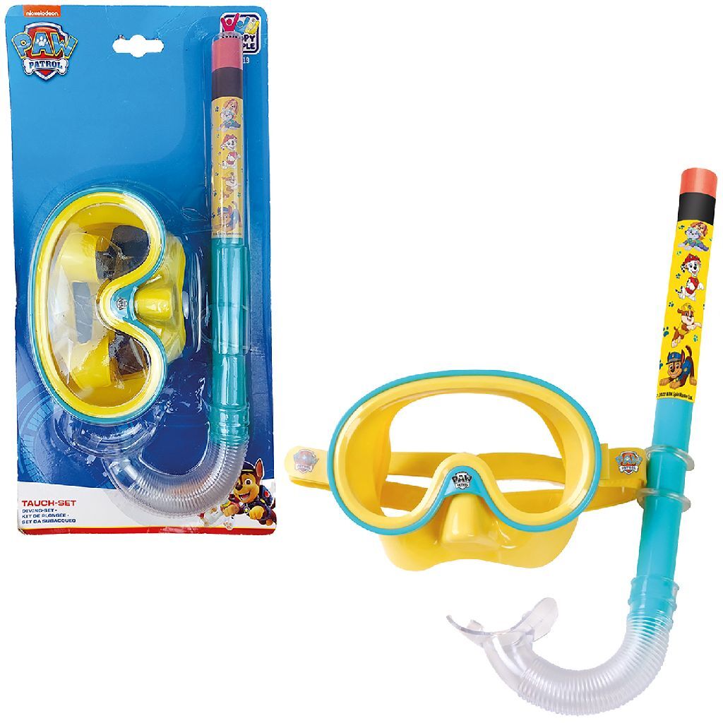 Paw Patrol Children's Snorkel Set Blue Yellow