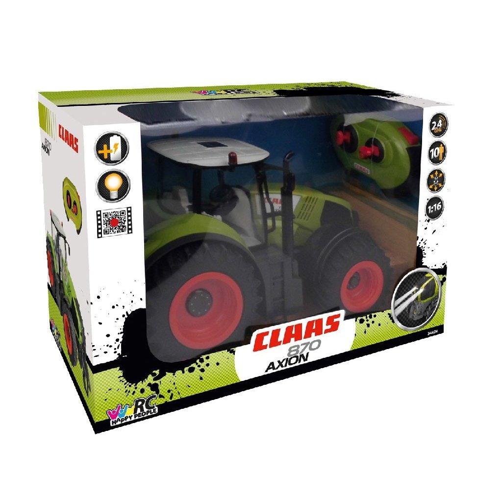 Gente feliz Gente feliz RC Claas Axion 870 Tractor con luz 1:16