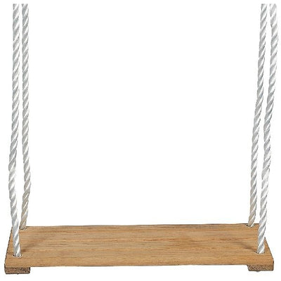 Plancia di swing in legno di persone felici