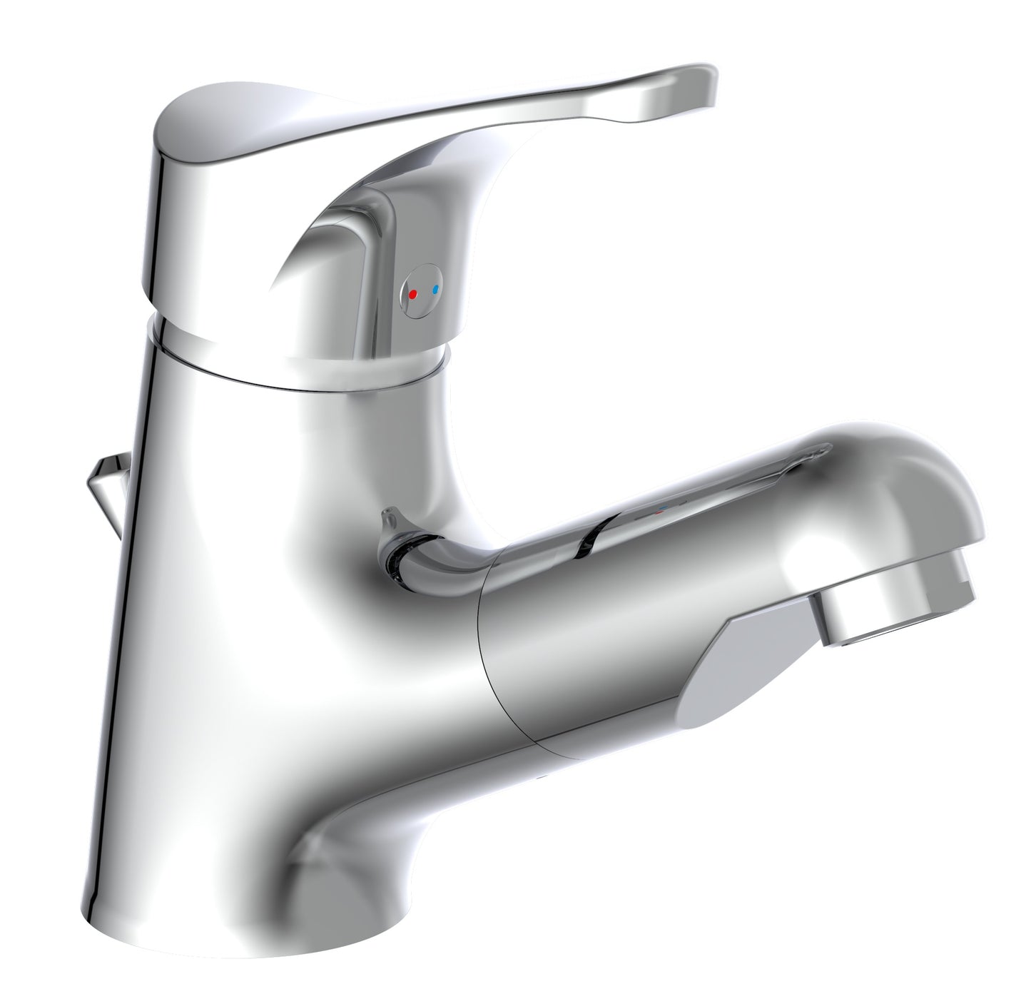 Schütte Schütte Washbasin mezclador con salida extensible Attica Chrome
