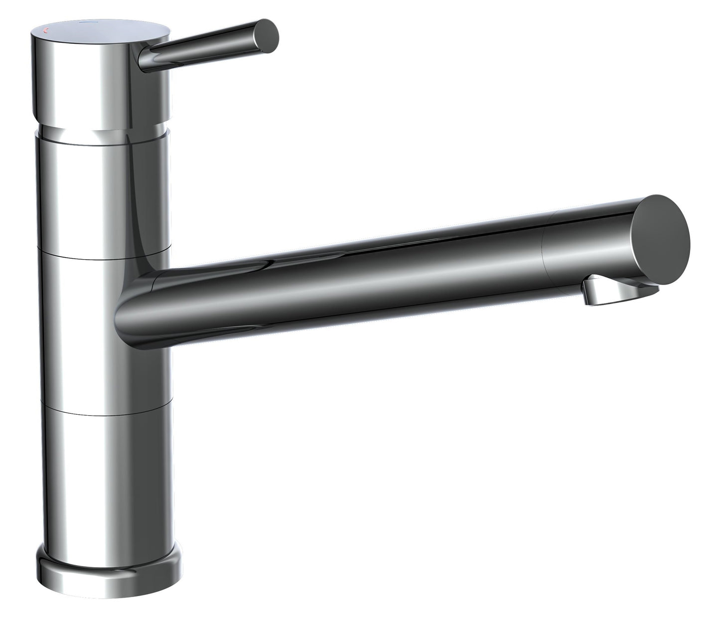 Ngk schutte unicorn ééngreepsmeraan keuken | chroom 33750