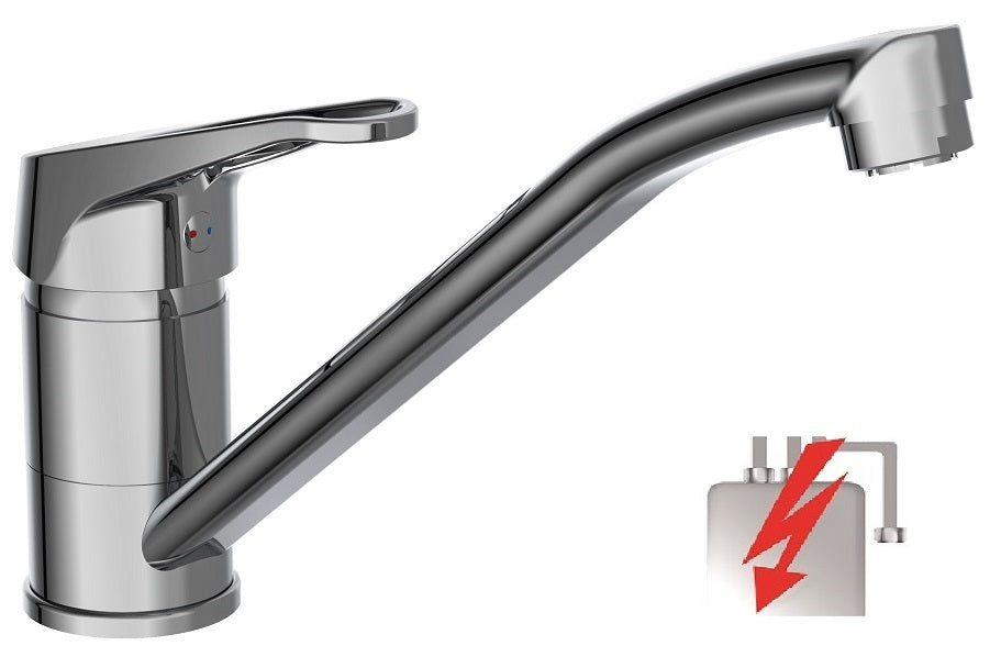 Schütte schütte un mixer tassoni a bassa pressione cromata.
