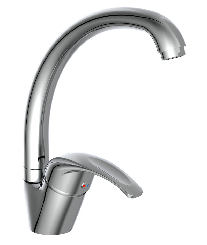 Schütte schütte eenknops mixer con beziani chrome rotondo di beziani