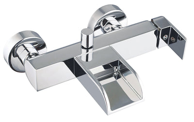 Ngk schutte idrovia ééngreepsmeraan bad met watervaluitloop | chroom 36130