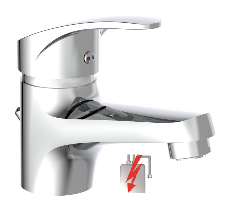 Schütte schütte washbasin mixer orazi a bassa pressione cromata