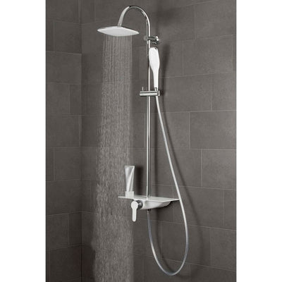 Schütte Schütte Rain Shower con grifo y vía fluvial de meseta