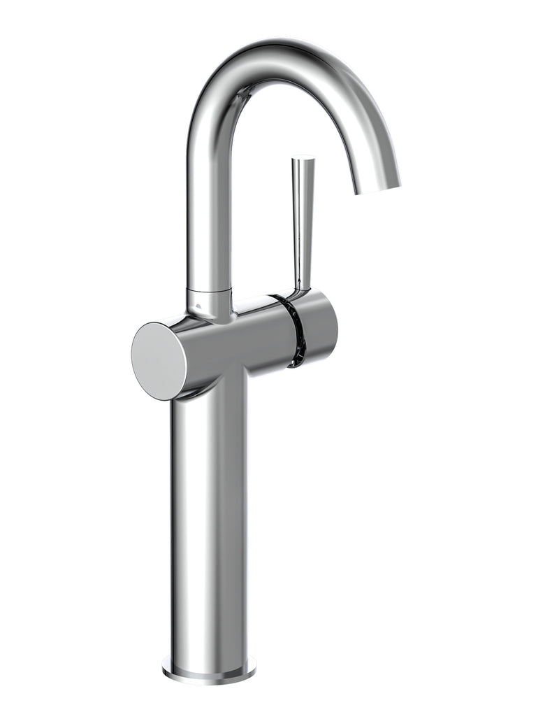 Ngk schutte cornwall ééngreepsmeraan voor wastafel opbouw | chroom 79011