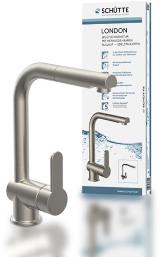 Schütte Schütte Eenknops mezclador Londres acero inoxidable
