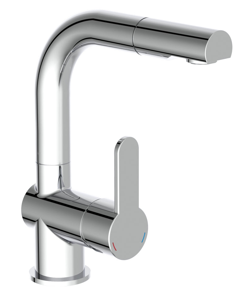 Mixer di washbasin schütte schütte con estendibile beccuccio colorato di Londra