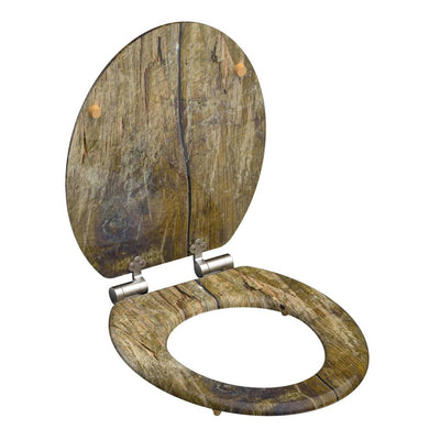 SCHÜTTE SCHÜTTE Toiletbril Solid Wood MDF bruin