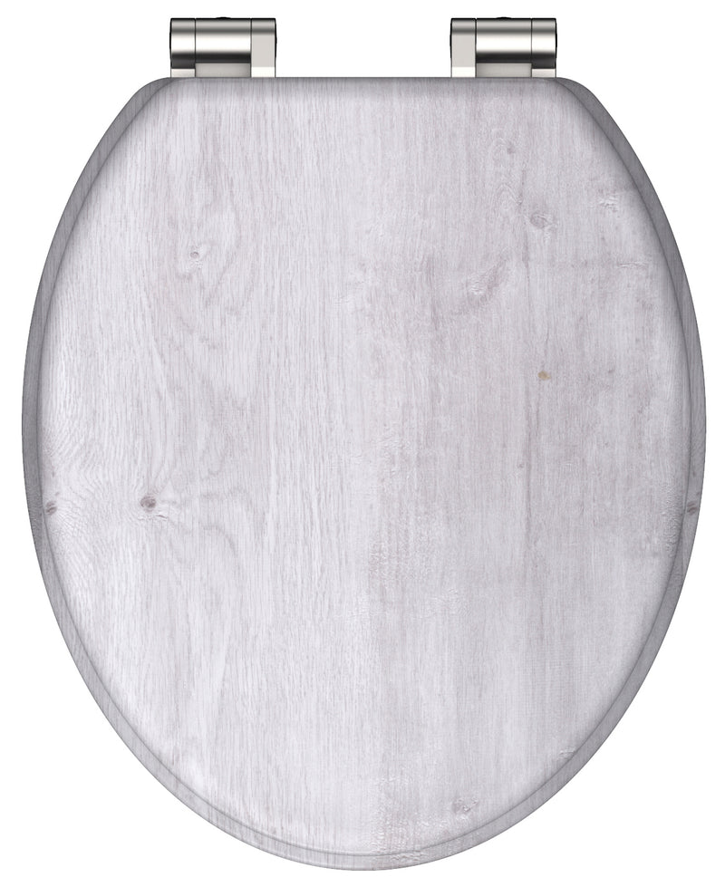 Schutte mdf wc-bril light wood met soft-close 80192