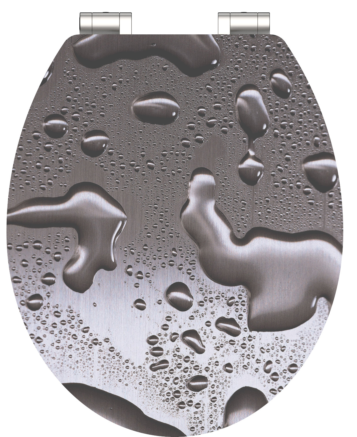 SHOTTE SHOTTE SEDILE DI WCULE con acciaio grigio morbido MDF ALTO GLOSS