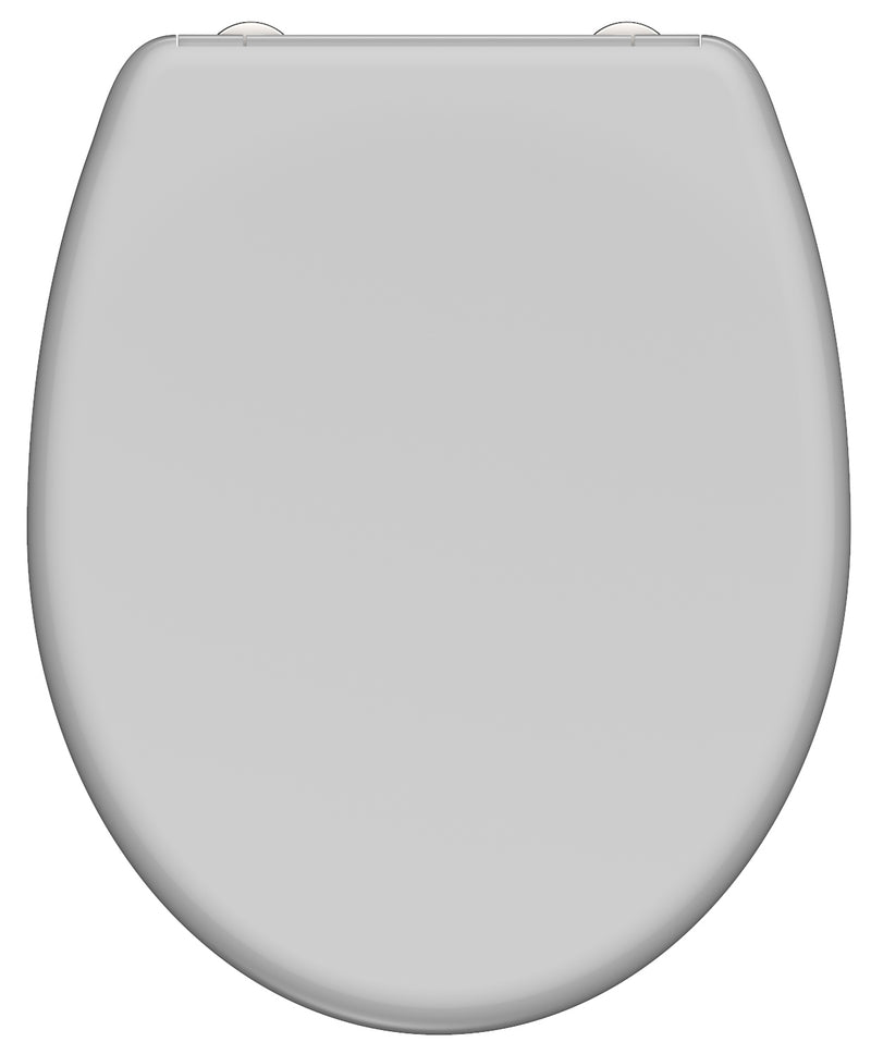 Schutte duroplast wc-bril grey met soft-close en quick-release 82302