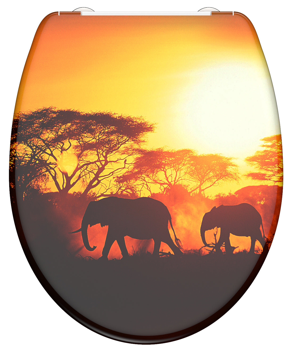 Schutte duroplast wc-bril africa met soft-close en quick-release 82360
