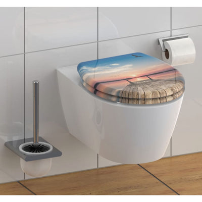 SCHÜTTE SCHÜTTE Toiletbril met soft-close quick-release SUNSET SKY