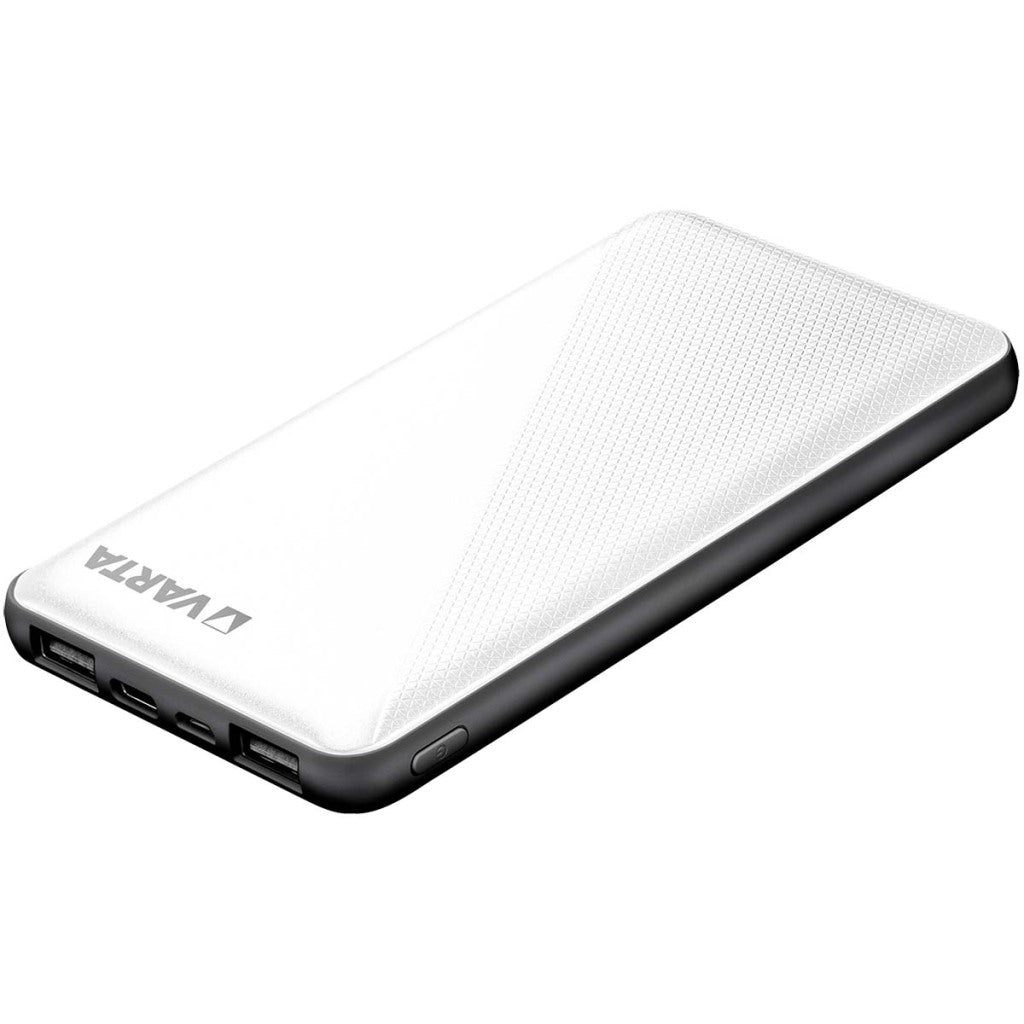Varta power bank 10.000ma plata + indicación LED USB y USB-C - 3509010