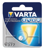 Varta v377 knoopcel batterij zilver - afbeelding 2