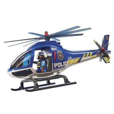 Playmobil City Action Police Helicopter Parachute Pursuit 70569