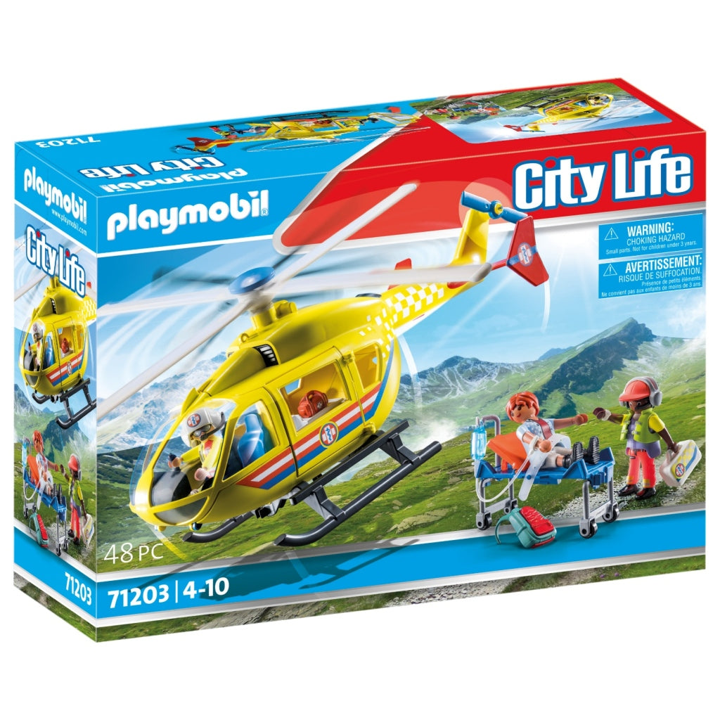 Playmobil City Life Rescue Helicopter 71203