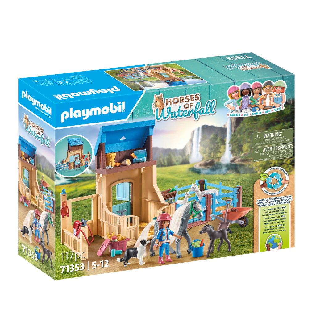 Playmobil Horse of Waterfall Amelia y Whisper Speelset 71353