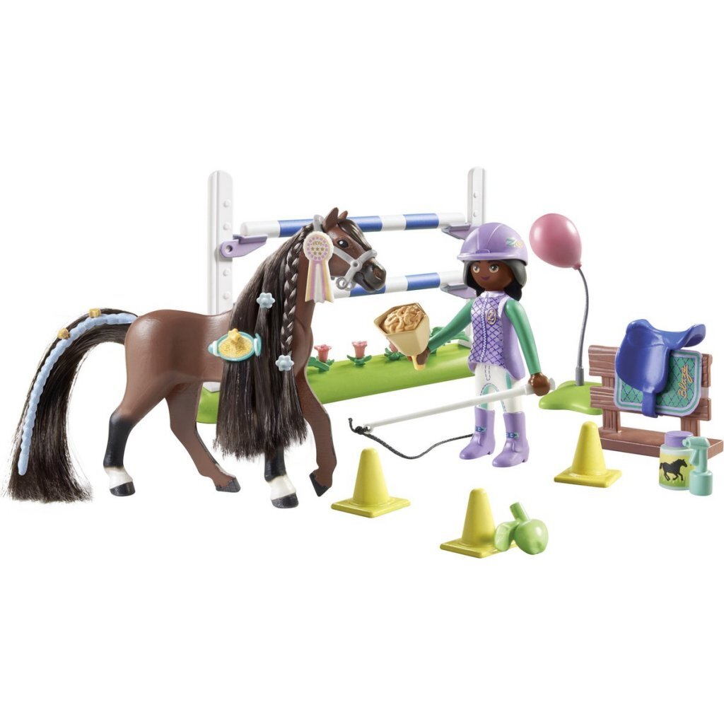 Playmobil Horses o Waterfall Zoe y Blaze Play set 71355