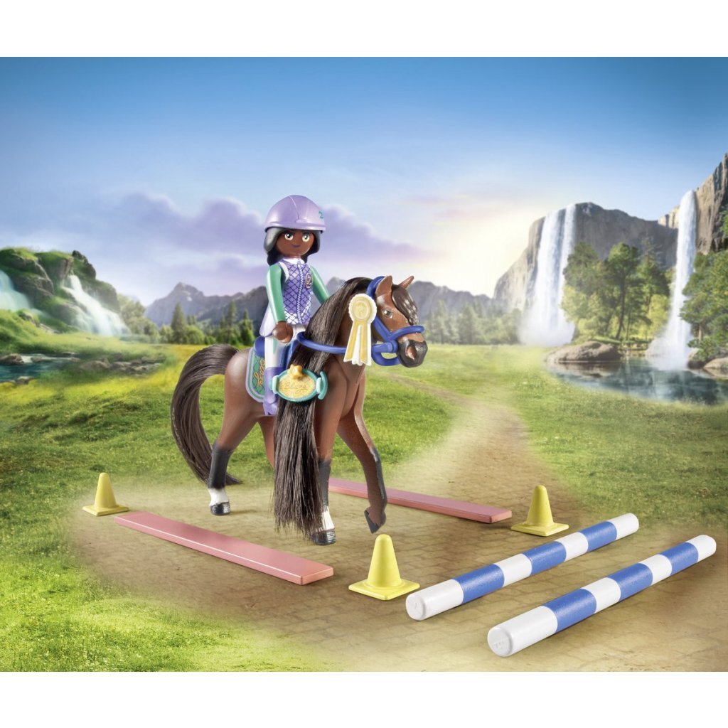 Playmobil Horses o Waterfall Zoe y Blaze Play set 71355