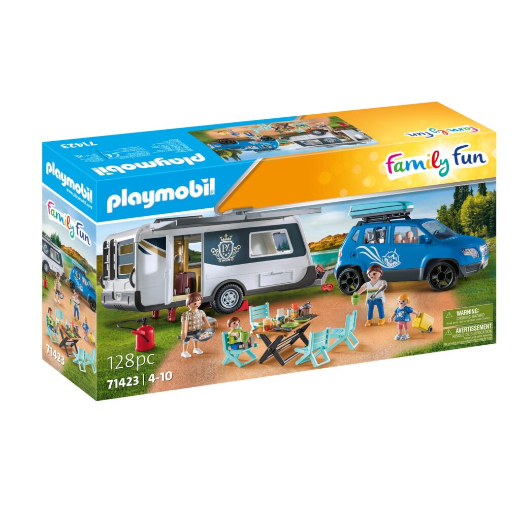 PlayMobil Family Fun Caravan con Auto 71423