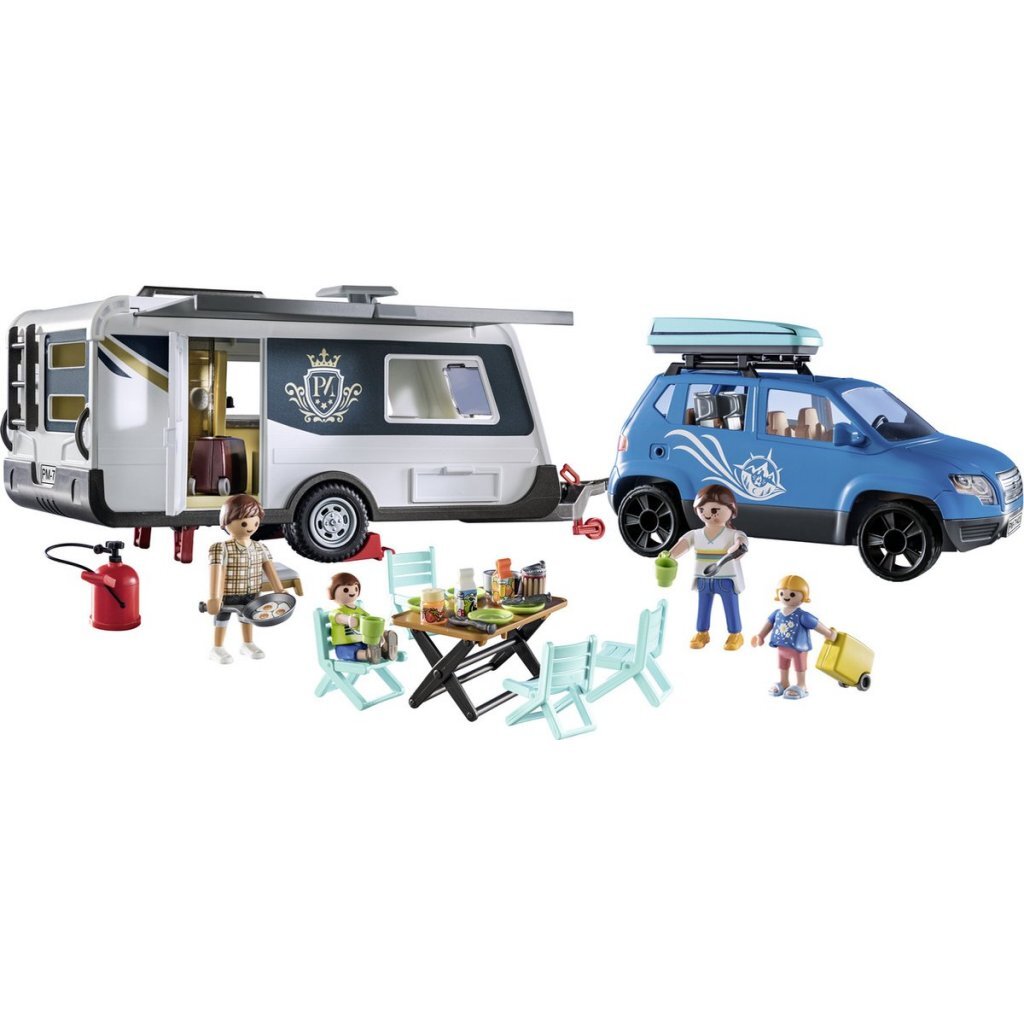 PlayMobil Family Fun Caravan con Auto 71423