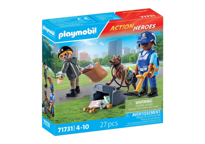 Playmobil 71731 Cane poliziotto con Boef