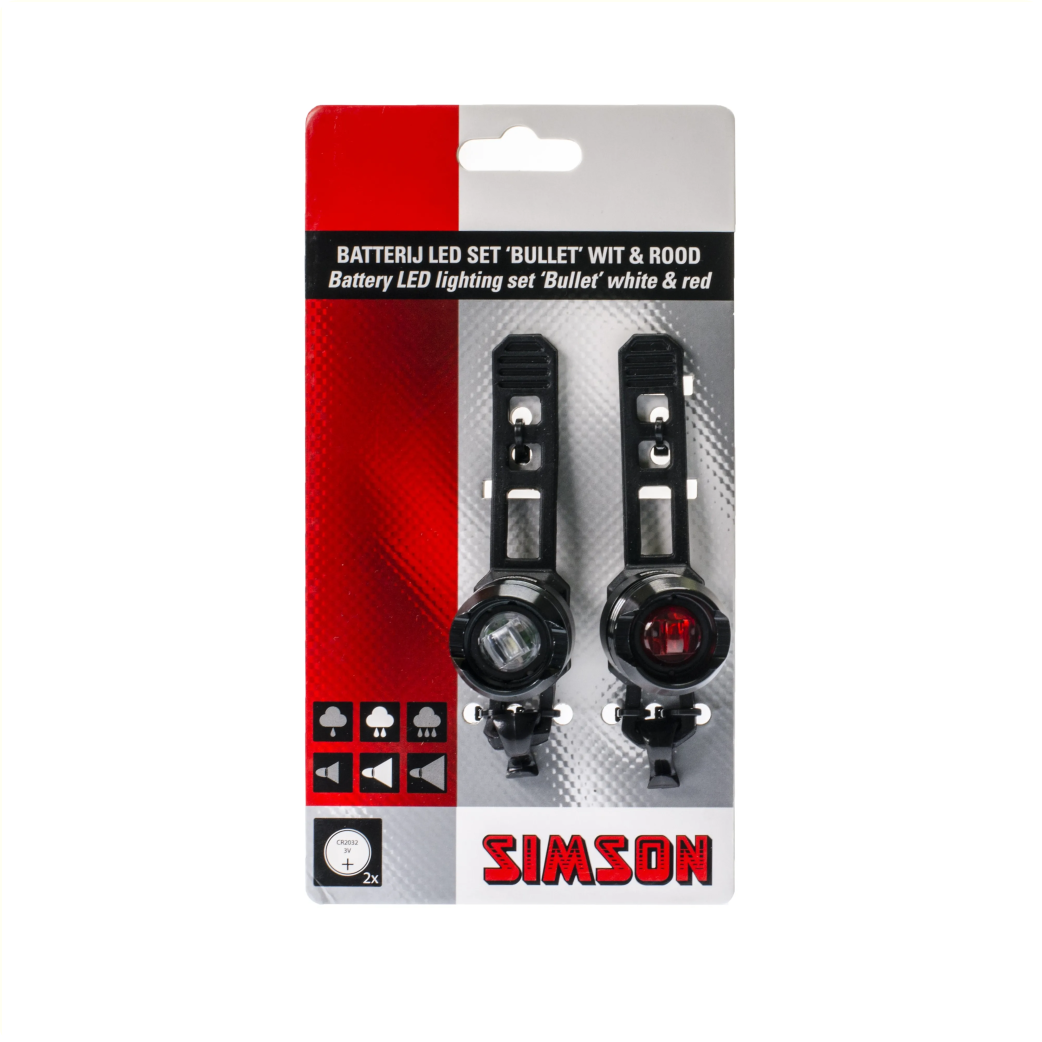 Verlichtingset Simson bullet 1 led
