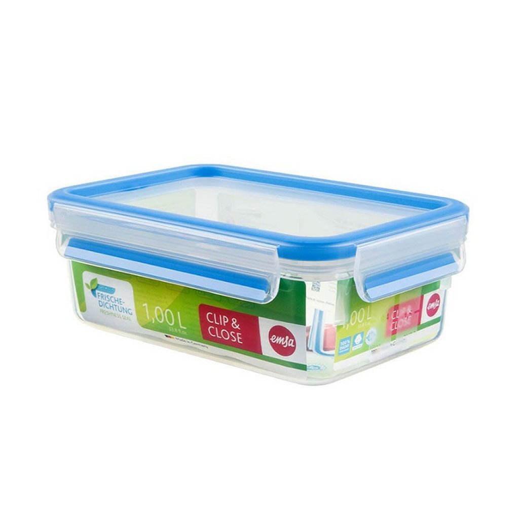 EMSA EMSA 508540 CLIP CLEER CANTRA CAJA DE ALGUNA 1L AZUL
